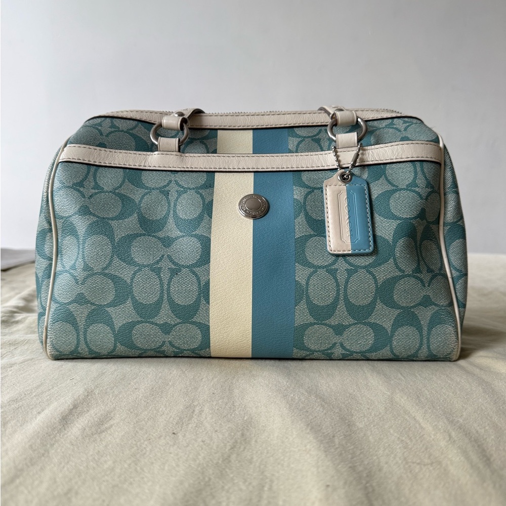 Coach coated canvas bag